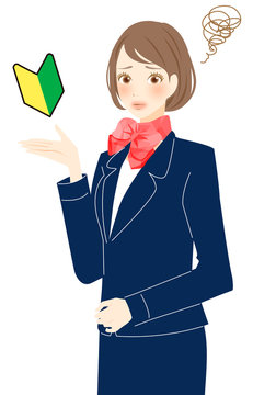 クレーム対応をする女性 仕事 トラブル 初心者マーク 新人 Stock イラスト Adobe Stock クレーム対応をする女性 仕事 トラブル 初心者マーク 新人 Stock イラスト Adobe Stock