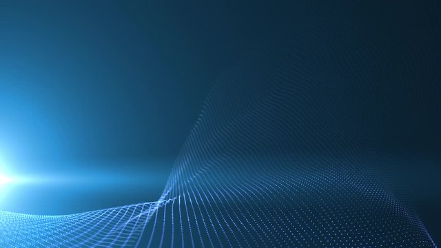 Abstract Particle Background