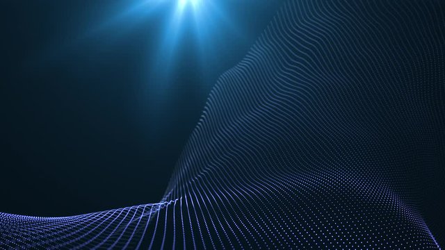 Abstract Particle Background