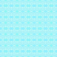 Snowflakes seamless pattern, winter background.