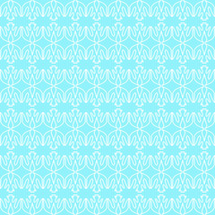 Snowflakes seamless pattern, winter background.
