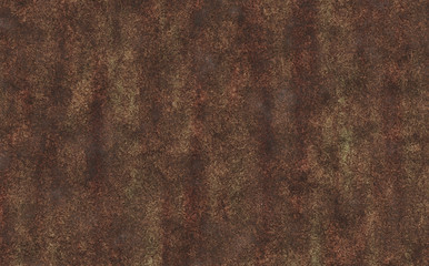 oxidized eroded rusty metal