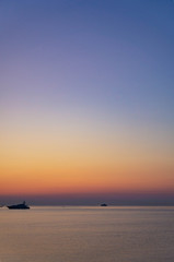イビサの朝焼け