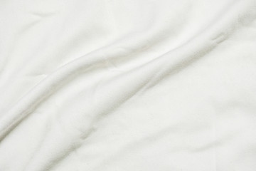 White fabric texture background,white fabric crumpled background, close up