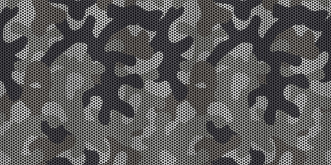 Seamless gray urban camo pattern vector