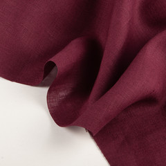 Red linen fabric background texture