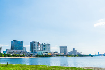 Naklejka premium お台場の風景 Odaiba, Tokyo, Japan.