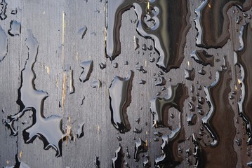  drops on the surface, drops on the table