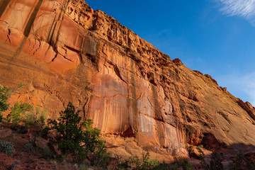 The Sun Reflects of the Sandstone of Long Canyon