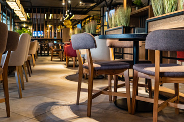 modern restaurant interior