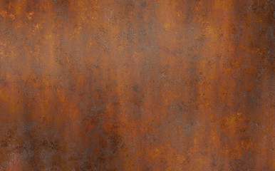 oxidized eroded rusty old metal 