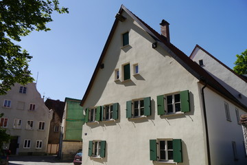 Fototapeta na wymiar Mittelalterliches Haus in Dillingen