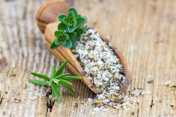 sea salt with herbs