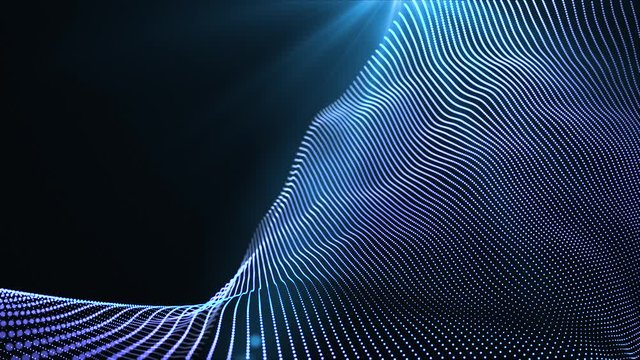 Abstract Particle Background