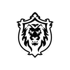 Lion head logo or icon