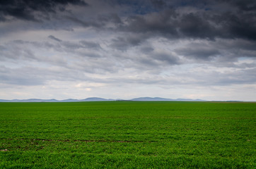 sunset and storm background
