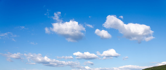 blue sky and clouds background