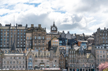 Fototapeta na wymiar View of Edinburgh in Scotland