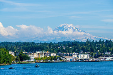 Mountain And Marina Landscape 7