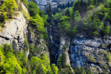 Wasserfall in der des Säntis