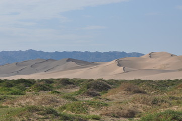 Fototapeta na wymiar Mongolie intérieure, Desert de Badain jaran