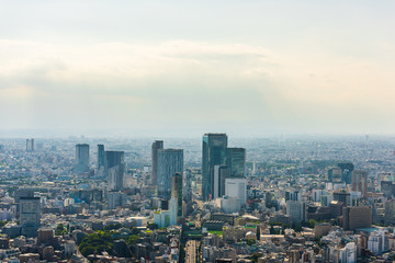 Fototapeta na wymiar 東京の風景 Tokyo city skyline , Japan.