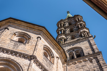 Obraz premium Bell Tower of the Bamberg Cathedral, Bavaria Germany