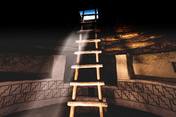 Kiva ladder to the sky © Ed