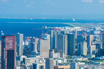 Fototapeta premium 東京の風景 Tokyo city skyline , Japan.
