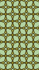 Ornate geometric pattern and abstract colored background