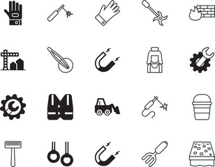 equipment vector icon set such as: tiller, manual, cultivator, company, picking, vacuum, stripe, lock, connection, yellow, sponge, acrobat, hydraulic, shave, laboratory, preserve, action, women, male