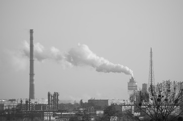 Oil refinery. Equipment for primary oil refining