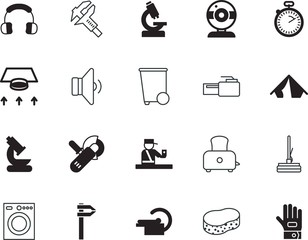 Fototapeta premium equipment vector icon set such as: electronics, broom, washing, portable, safety, manufacture, dvi, container, app, creative, yellow, earphone, networking, litter, jack, high, start, perfect, room