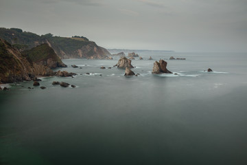 View from Beach of Silence, Asturias, Spain