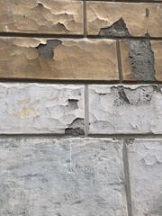 grunge wall texture background grey white yellow brick