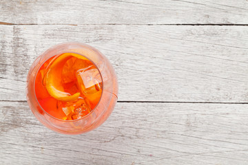 Aperol spritz cocktail