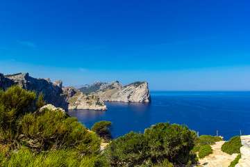 Fototapeta premium cap de formentor, Landschaft auf Mallorca
