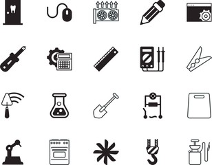 equipment vector icon set such as: meal, amplitude, isometric, icons, clothespin, cable, digging, unit, click, analysis, gas, conditioning, draw, voltage, kitchenware, knapsack, cooperation