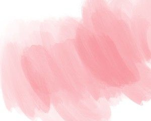 Water color, pink, white background, used as a background in the wedding and other tasks.