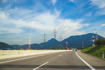 road to nowhere with electricity connetcion 