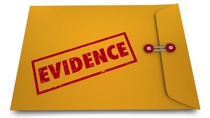 Evidence Proof Confidential Findings Facts Envelope 3d Animation