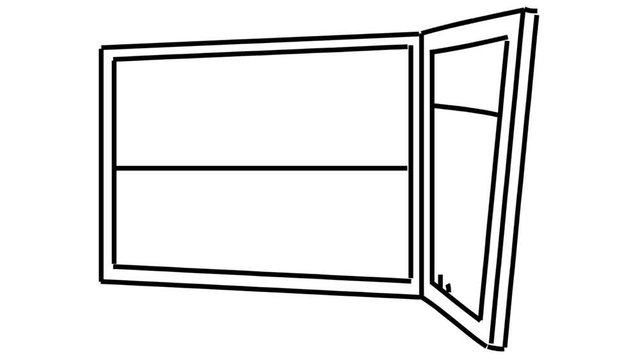 Separator animated illustration whiteboard transparent background
