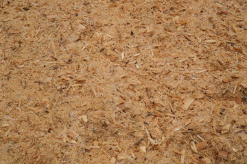 Sawdust. The second raw material after wood.