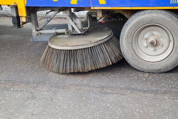 Municipal equipment for maintenance and cleaning of roads .