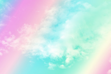 Fototapeta na wymiar beauty soft sky pastel multicolor gradient shade