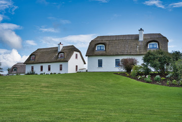 Two traditional houses in Ireland