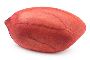 peanut isolated on white background, clipping path, full depth of field