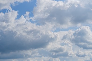 Obraz premium Sky blue day cloudscape nature, color.