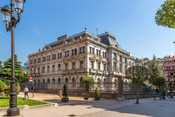 Fototapeta premium Oviedo, Spain. Municipal authority (Junta General del Principado de Asturias)