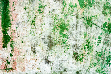 Fototapeta premium Texture of a concrete wall with cracks and scratches which can be used as a background